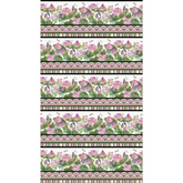 Water Lilies Border Stripe DP25056-11